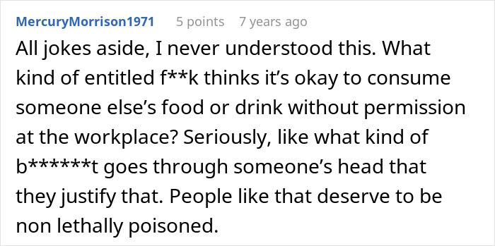 Food Thief Learns A Lesson When Coworker Gets Fed Up With Being Left Without His Iced Sweet Tea