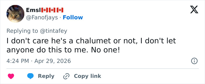 Timothée Chalamet Slammed By Fans Over “Jerk” Move Toward Tina Fey