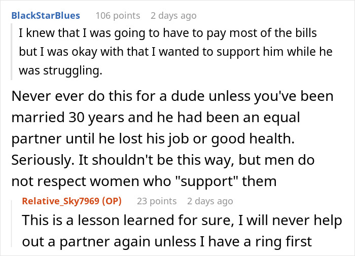Woman Supports Unemployed Boyfriend, He Leaves Her Homeless As Soon As He Finds A Job