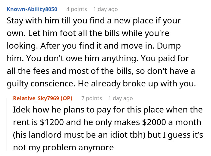 Woman Supports Unemployed Boyfriend, He Leaves Her Homeless As Soon As He Finds A Job