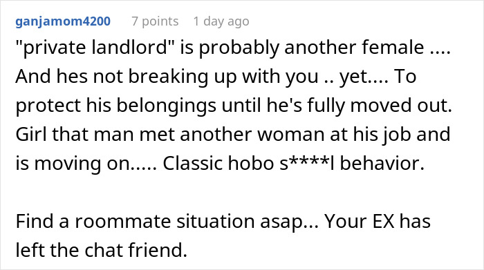 Woman Supports Unemployed Boyfriend, He Leaves Her Homeless As Soon As He Finds A Job