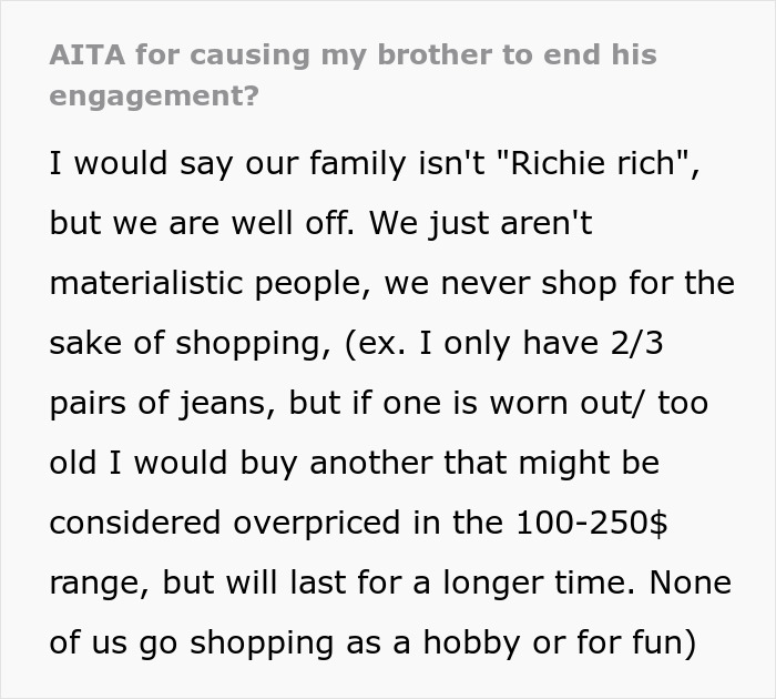 Sister Tells Bro Fiancée’s $40K Ring Complaint Is “God’s Red Flag”, He Calls Off Entire Proposal