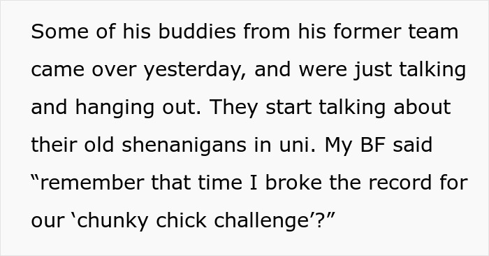 Woman Dumps BF After Learning About A Repulsive Challenge He Participated In And Won In The Past