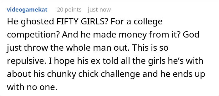 Woman Dumps BF After Learning About A Repulsive Challenge He Participated In And Won In The Past