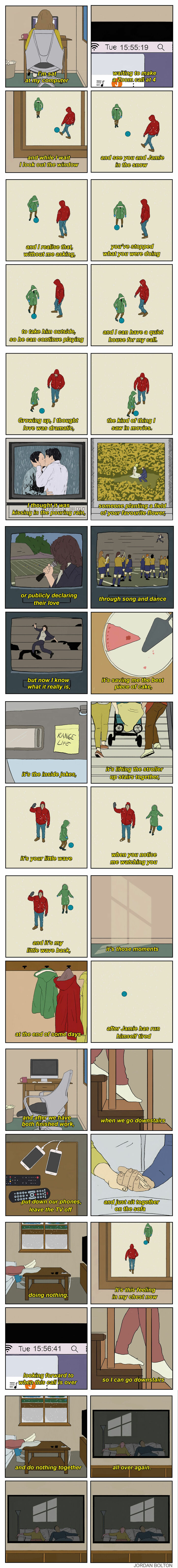 26 Deeply Human Comics By Jordan Bolton That Find Big Feelings In Small Everyday Moments