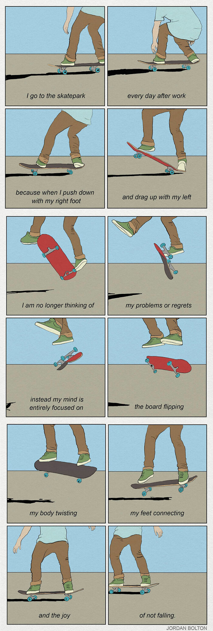 26 Deeply Human Comics By Jordan Bolton That Find Big Feelings In Small Everyday Moments