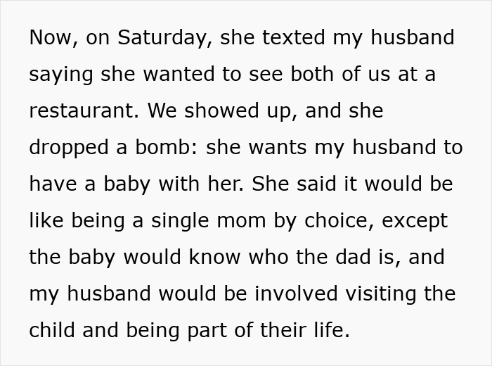 Open Marriage Takes A Wild Turn When Husband’s GF Asks For A Baby, Wife Gives Him An Ultimatum