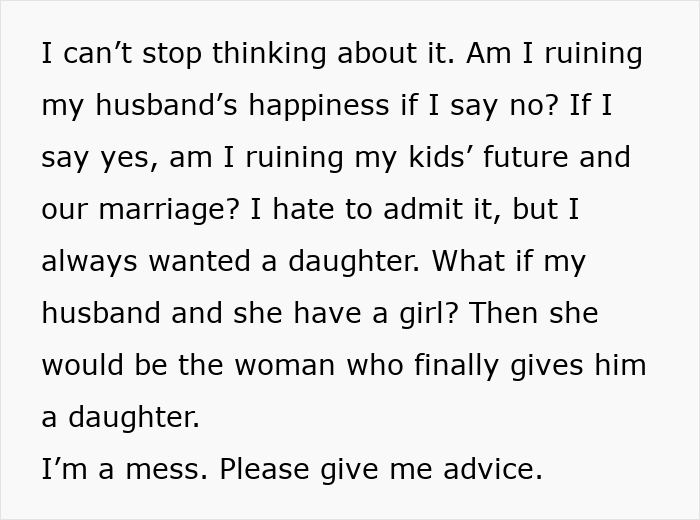 Open Marriage Takes A Wild Turn When Husband’s GF Asks For A Baby, Wife Gives Him An Ultimatum