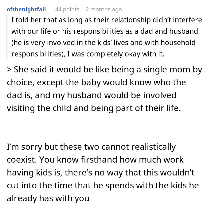 Open Marriage Takes A Wild Turn When Husband’s GF Asks For A Baby, Wife Gives Him An Ultimatum