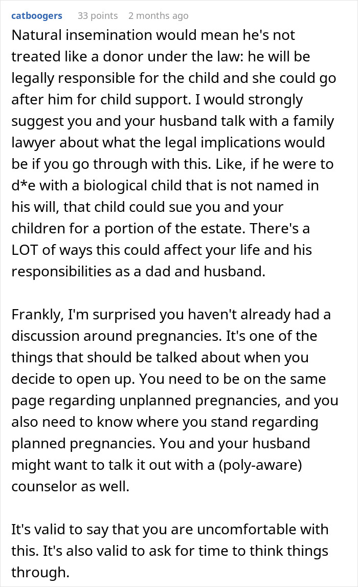 Open Marriage Takes A Wild Turn When Husband’s GF Asks For A Baby, Wife Gives Him An Ultimatum