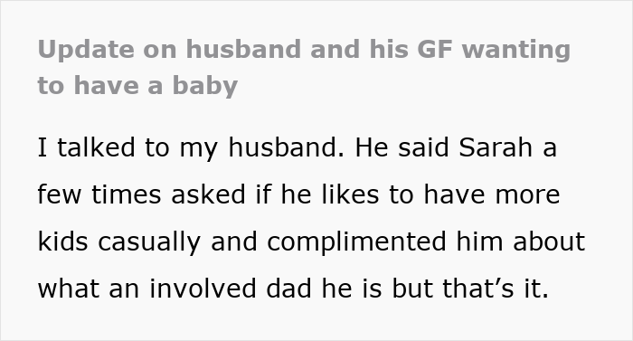 Open Marriage Takes A Wild Turn When Husband’s GF Asks For A Baby, Wife Gives Him An Ultimatum
