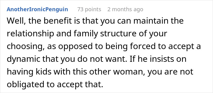 Open Marriage Takes A Wild Turn When Husband’s GF Asks For A Baby, Wife Gives Him An Ultimatum