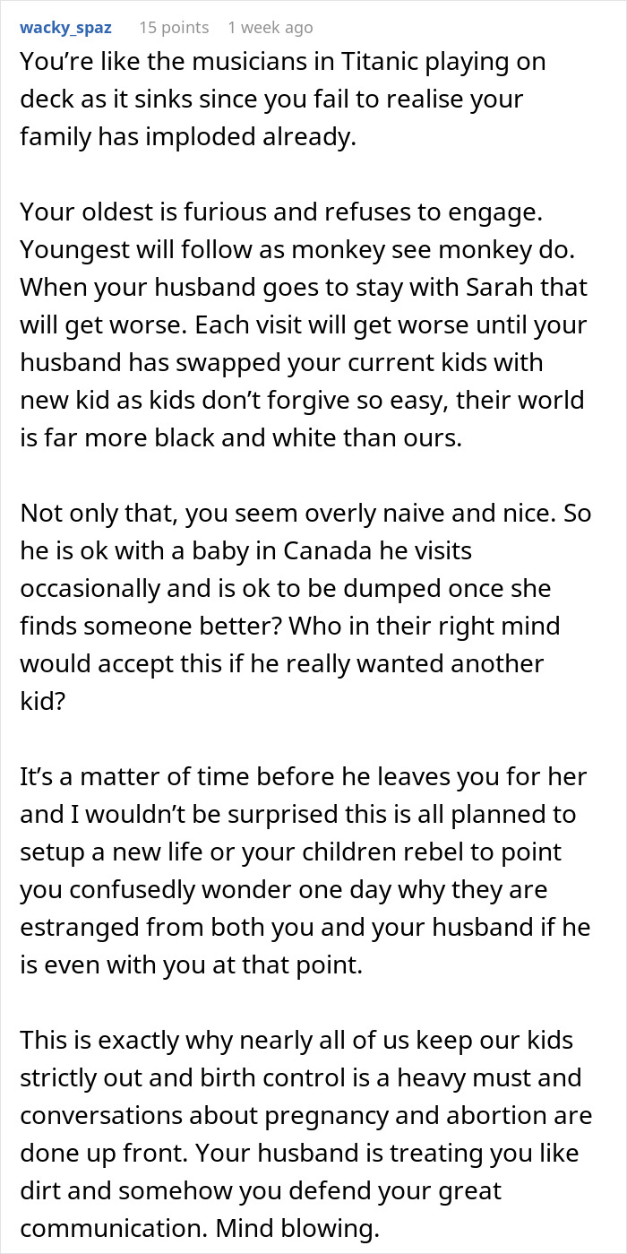 Open Marriage Takes A Wild Turn When Husband’s GF Asks For A Baby, Wife Gives Him An Ultimatum