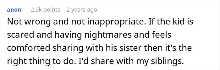 Sister Lets Scared 9YO Bro Sleep In Her Bed, Her Mom’s Reaction Leaves People Speechless