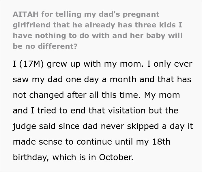 Pregnant GF Wants BF’s 17YO To Act Like A Big Bro To Her Baby, Bursts Into Tears As He Says No Way