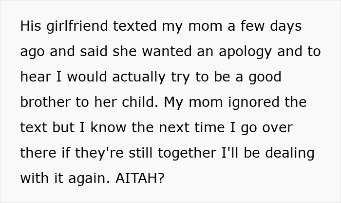 Pregnant GF Wants BF’s 17YO To Act Like A Big Bro To Her Baby, Bursts Into Tears As He Says No Way
