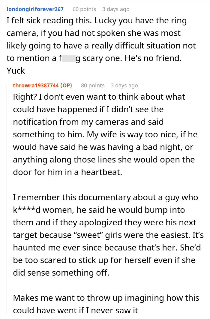 Friend Visits Couple&rsquo;s Home At Night Knowing Woman Is Alone, Hubs Notices Strange Behavior On Camera
