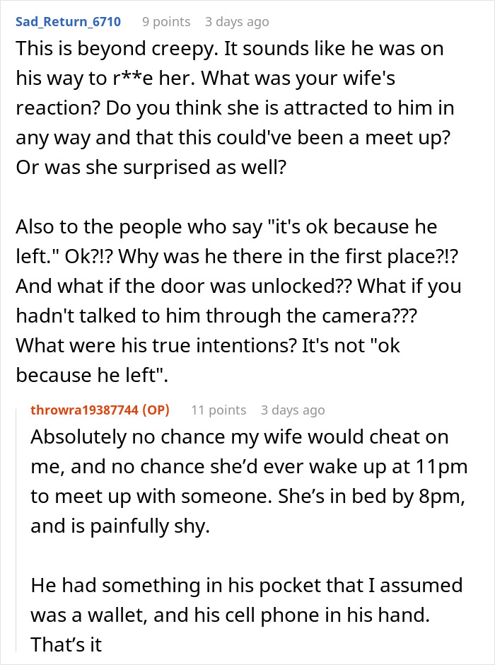 Friend Visits Couple&rsquo;s Home At Night Knowing Woman Is Alone, Hubs Notices Strange Behavior On Camera