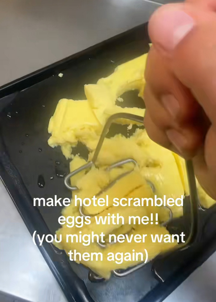 “What The Hell Is That?”: Hotel Guests Swear Off Free Breakfast After Learning How Buffet Eggs Are Made