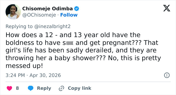 “This Is Sad AF”: Parents Face Criticism After Posting And Celebrating Their 12YO Daughter&rsquo;s Baby Shower