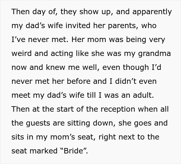 “The Entitlement”: Random Stranger Takes A Seat At Main Wedding Table, Steals Bride’s Mother’s Place