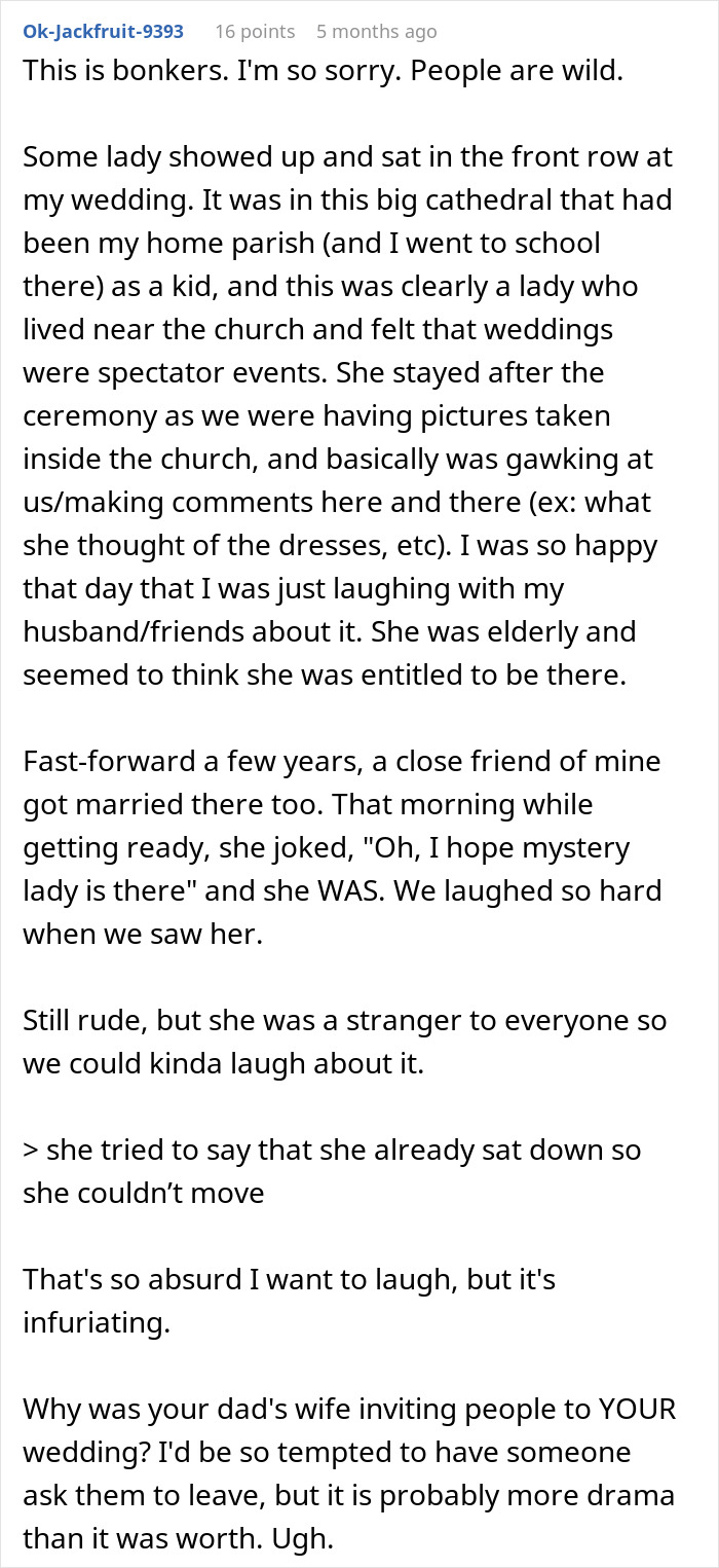 “The Entitlement”: Random Stranger Takes A Seat At Main Wedding Table, Steals Bride’s Mother’s Place