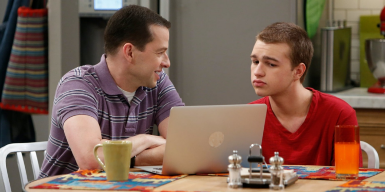 Jake Harper & Alan Harper in Two and a Half Men
