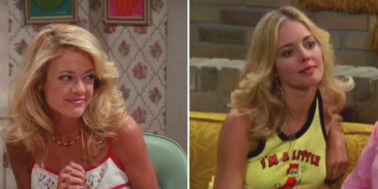 Lisa Robin Kelly and Christina Moore as Laurie Forman