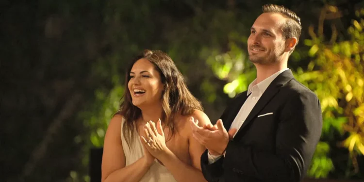 Alexa Alfia and Brennon Lemieux from the Netflix reality series Love Is Blind