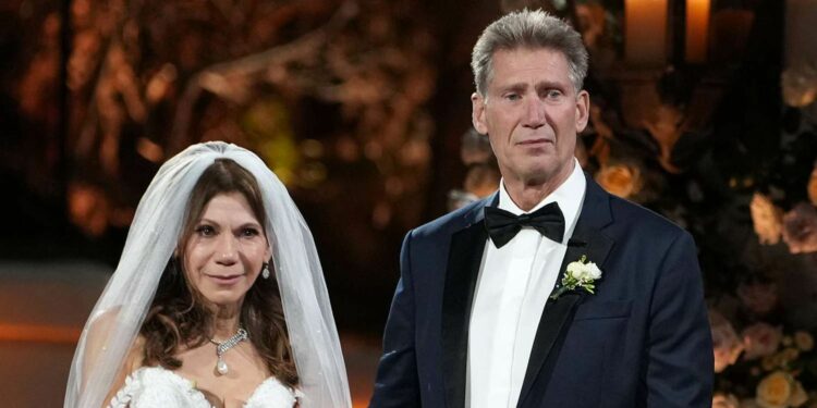 Theresa Nist and Gerry Turner on their wedding