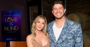 A couple from the show Love is Blind "Amber and Matt"