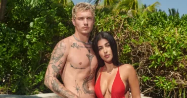 Alara and Stevan posing for a photo