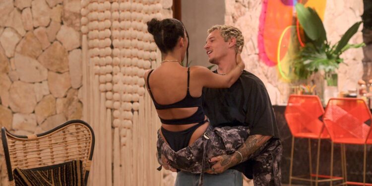 a scene from Perfect Match featuring Stevan Ditter and Alara Tameri
