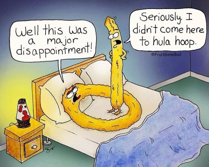 39 Playfully Mischievous Comics That Bring Produce And Random Items To Life, By This Artist (New Pics)