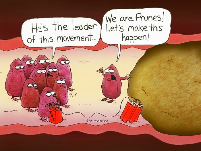 39 Playfully Mischievous Comics That Bring Produce And Random Items To Life, By This Artist (New Pics)