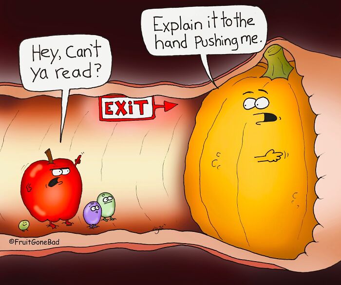 39 Playfully Mischievous Comics That Bring Produce And Random Items To Life, By This Artist (New Pics)