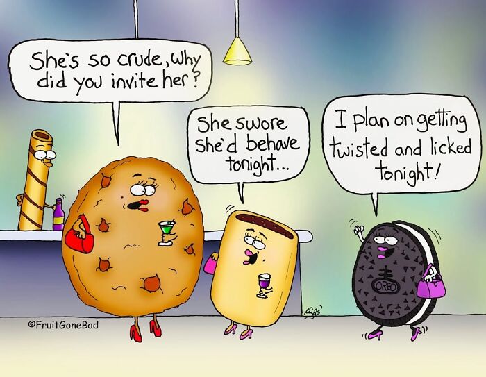 39 Playfully Mischievous Comics That Bring Produce And Random Items To Life, By This Artist (New Pics)