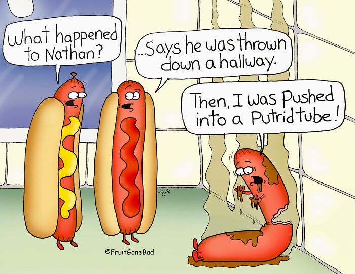 39 Playfully Mischievous Comics That Bring Produce And Random Items To Life, By This Artist (New Pics)