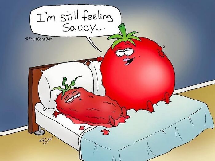 39 Playfully Mischievous Comics That Bring Produce And Random Items To Life, By This Artist (New Pics)