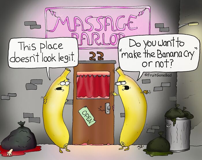 39 Playfully Mischievous Comics That Bring Produce And Random Items To Life, By This Artist (New Pics)