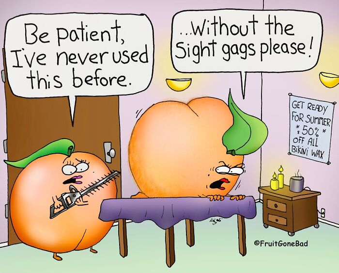 39 Playfully Mischievous Comics That Bring Produce And Random Items To Life, By This Artist (New Pics)