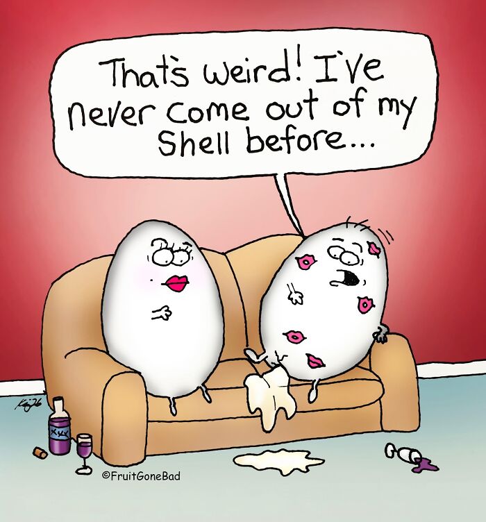 39 Playfully Mischievous Comics That Bring Produce And Random Items To Life, By This Artist (New Pics)
