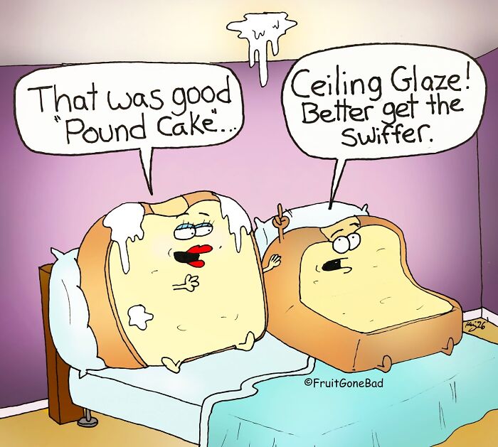 39 Playfully Mischievous Comics That Bring Produce And Random Items To Life, By This Artist (New Pics)