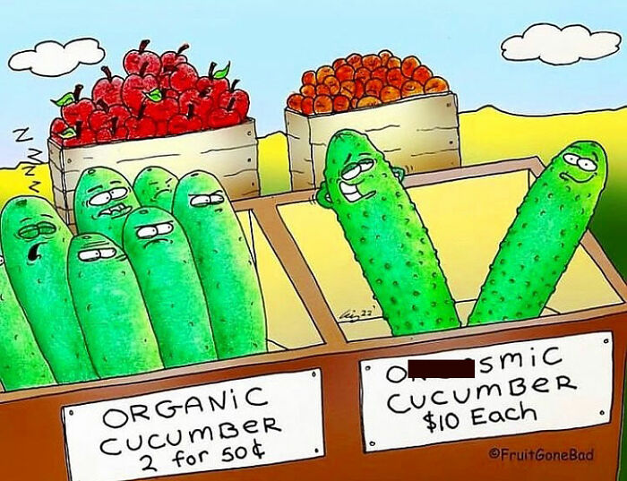 39 Playfully Mischievous Comics That Bring Produce And Random Items To Life, By This Artist (New Pics)