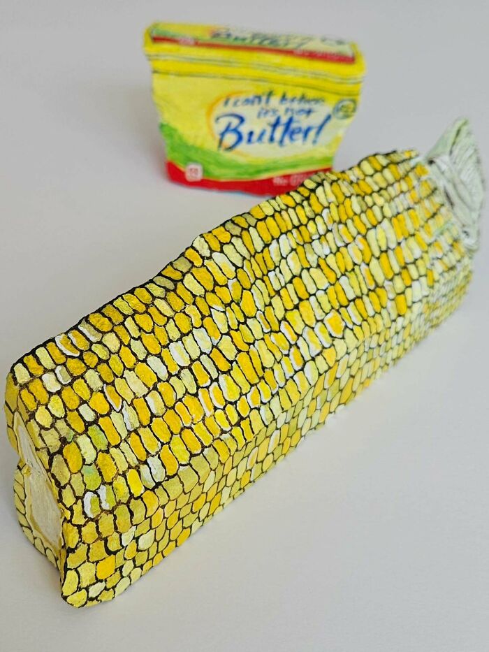 40 Colorful Stone Creations By This Artist That Turn Rocks Into Iconic Foods And Famous Products