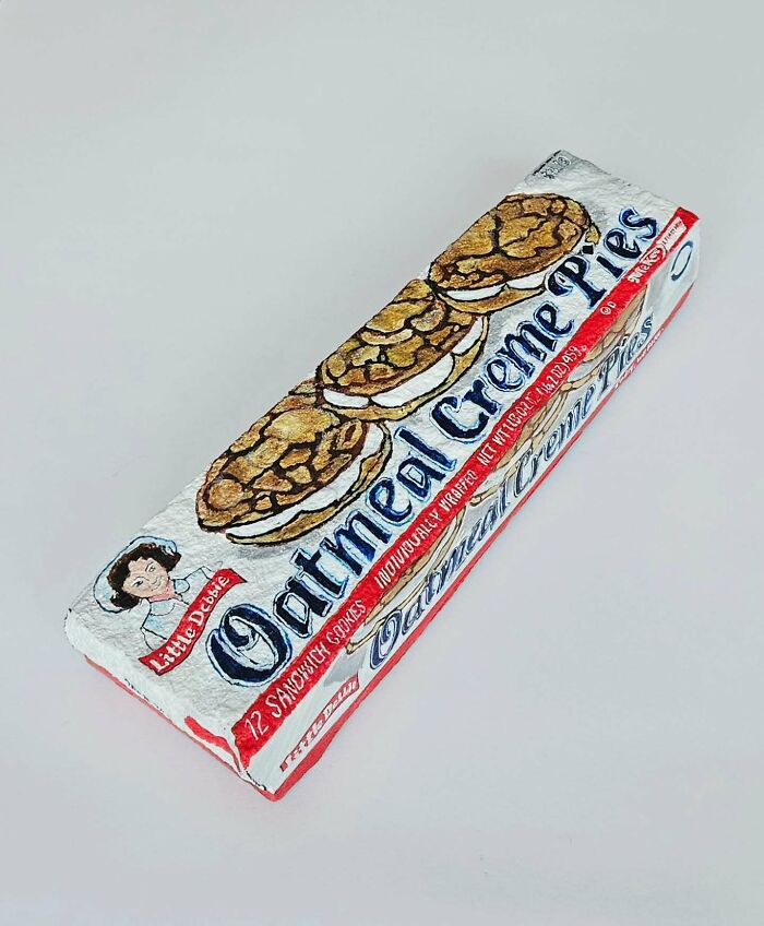40 Colorful Stone Creations By This Artist That Turn Rocks Into Iconic Foods And Famous Products