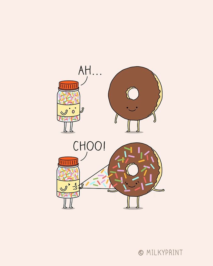 Milkyprint’s Wholesome Illustrations Turn Everyday Objects Into Tiny Sources Of Joy (57 New Pics)