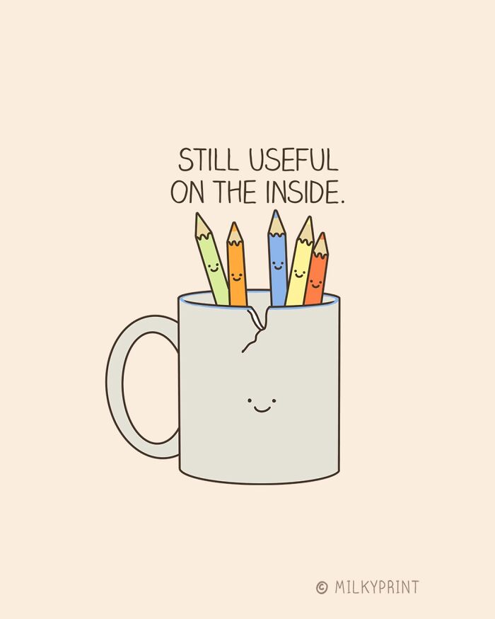 Milkyprint’s Wholesome Illustrations Turn Everyday Objects Into Tiny Sources Of Joy (57 New Pics)