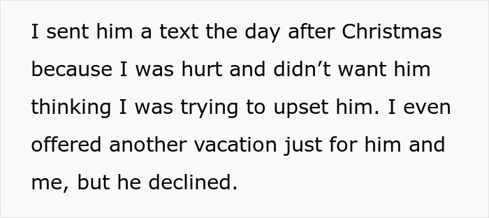 Son Wants To Feel Special By Going On First Vacation With Dad, Refuses To Go If Stepbro Is Going