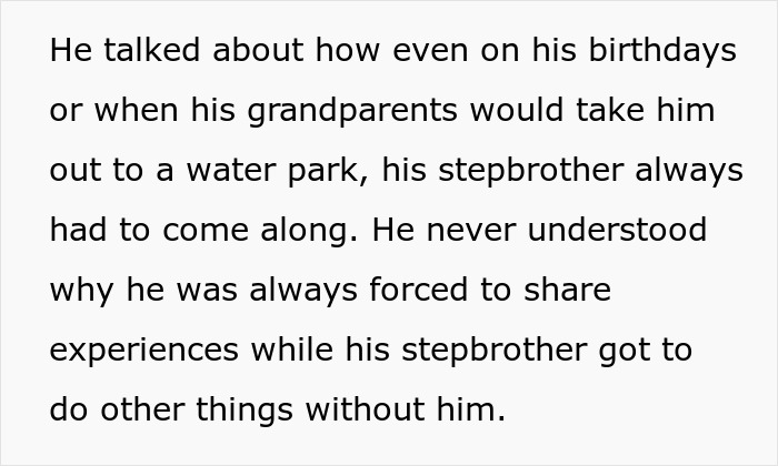 Son Wants To Feel Special By Going On First Vacation With Dad, Refuses To Go If Stepbro Is Going